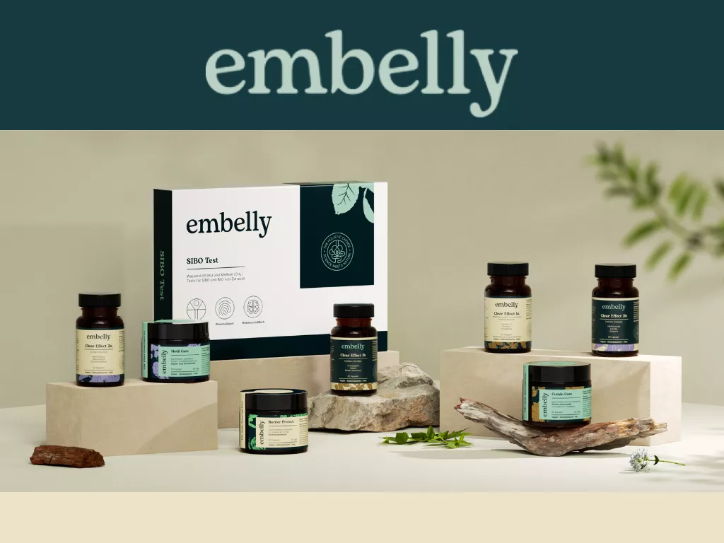 Name with real brand character - Embelly A selection of Embelly products.