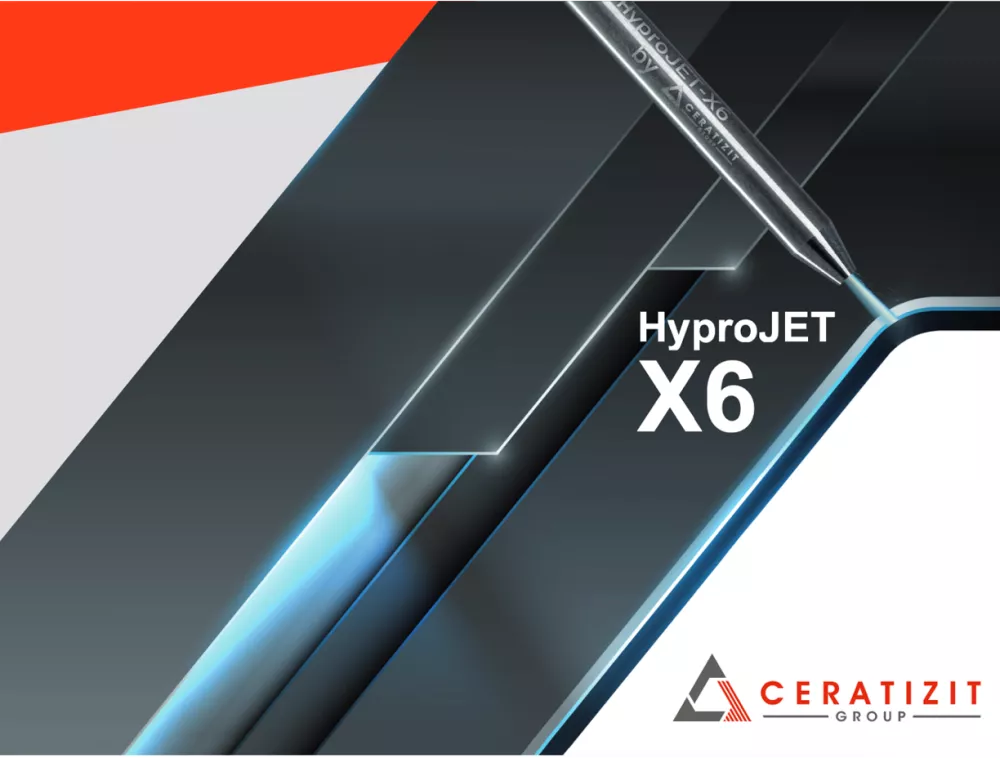 Product name HyproJET X6 Picture of Ceraizit Group's Waterjet Nozzle